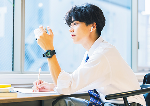 高校生コースの学習風景