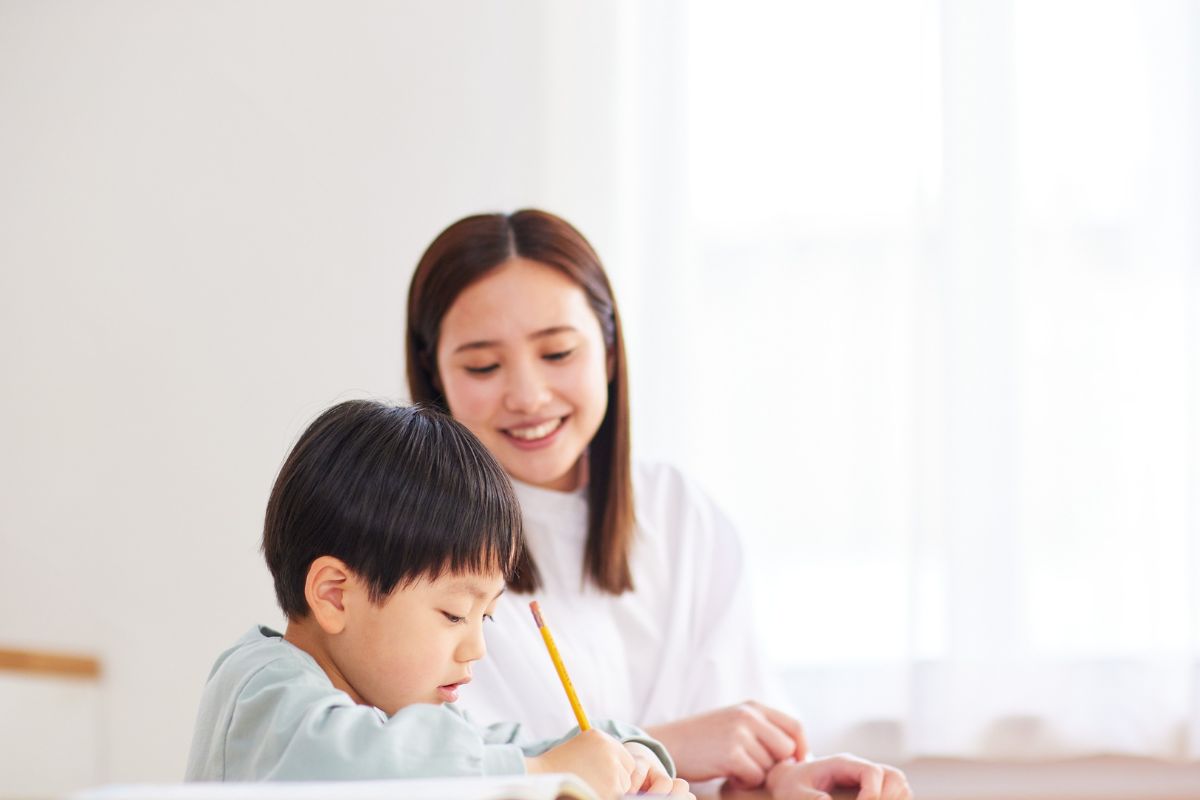子どもの頑張りを認める声かけ